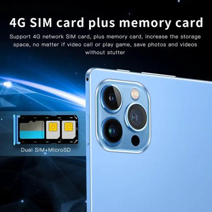 Android Tablet with 10.1 Inch Screen and Dual SIM Support
