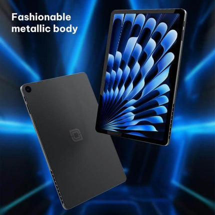 Jumper EZpad V12 Plus 12-Inch Windows Tablet for Everyday Tasks - 12" tablet with metallic body, 11.97" 2000x1200 Incell IPS display shown front and back