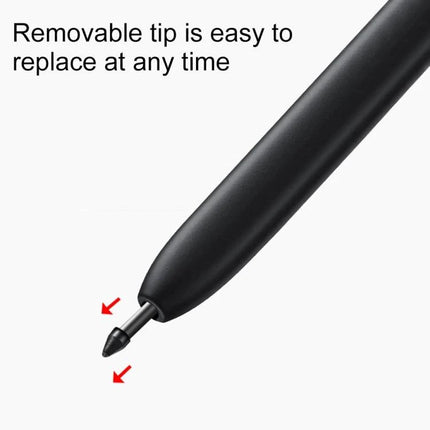 Stylus Pen for Samsung Galaxy Z Fold4 Everyday Writing Tool - close-up of removable tip showing easy replacement and smooth pen-like design