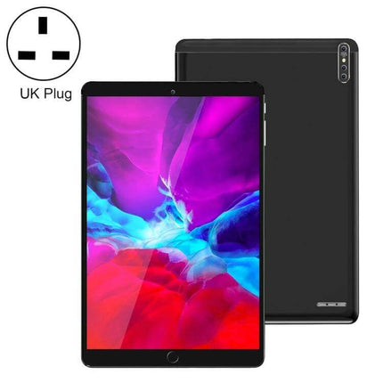 Portable Android Tablet for Everyday Browsing and Calls with UK Plug, compact black dual‑SIM tablet with UK plug