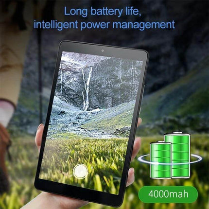 Compact 8-Inch Windows 10 Tablet for Everyday Computing with 4000mAh battery and long battery life, ideal for students and commuting professionals