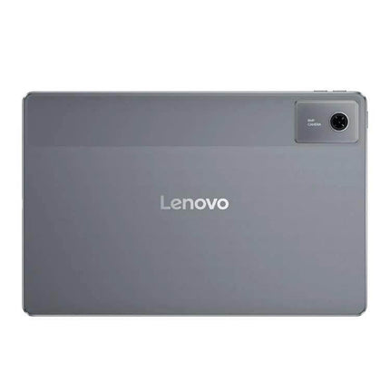 Alt Tag: Lenovo Xiaoxin Pad 11-Inch Tablet with Paperlike Screen rear view showing gray metal finish and single camera