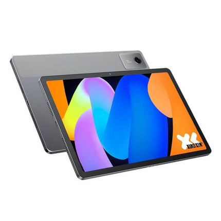 Lenovo Xiaoxin Pad 11-Inch Tablet with Paperlike Screen shown front and back, anti-glare display for note-taking, browsing and streaming