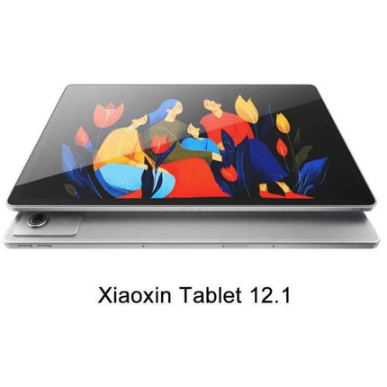 Lenovo Xiaoxin Pad 12.1-Inch Android Tablet for Daily Tasks showing tablet front display and slim back design