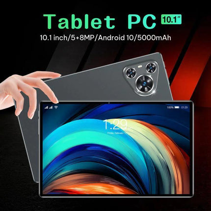 Alt Tag: BDF P70 Tablet for Everyday Browsing and Connectivity showing 10.1-inch display, dual cameras, and slim metal body for travel and streaming