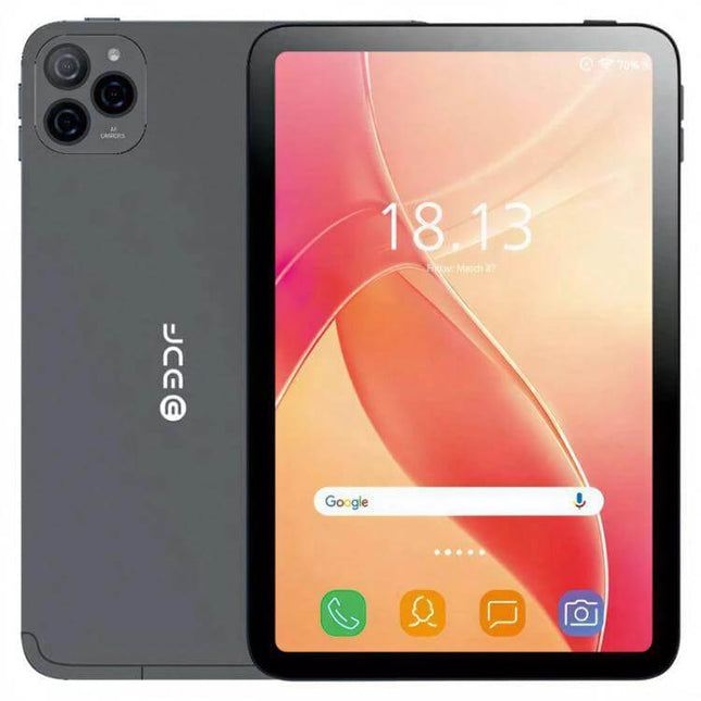 BDF Q10 10.1-Inch Android Tablet for Everyday Browsing and Media front and back view showing display and camera