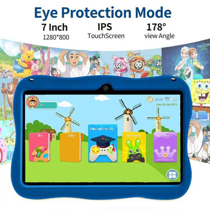 BDF 7-Inch Kids Tablet with Spaceman Case for Learning and Fun | Syndmart