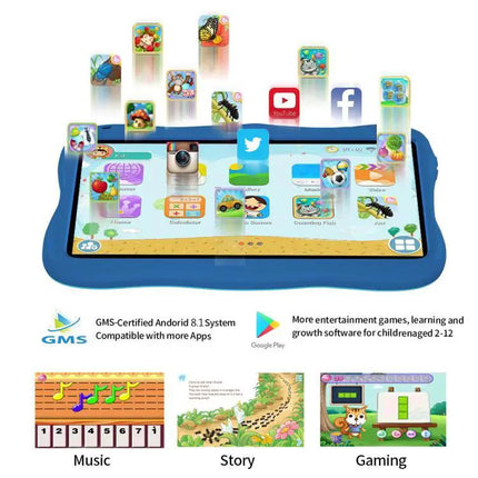 BDF 7-Inch Kids Tablet with Spaceman Case for Learning and Fun | Syndmart