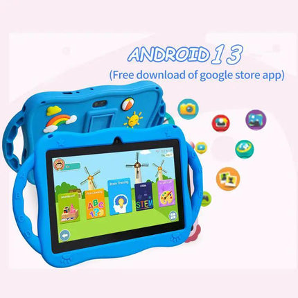 BDF 7 Inch WiFi Kids Tablet with Giraffe Silicone Case | Syndmart