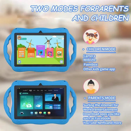 BDF 7 Inch WiFi Kids Tablet with Giraffe Silicone Case | Syndmart
