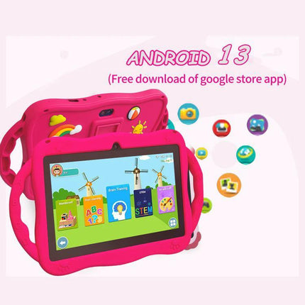 BDF 7-Inch WiFi Kids Tablet with Protective Giraffe Case