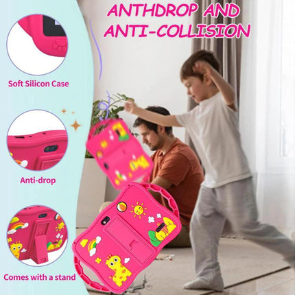 BDF 7-Inch WiFi Kids Tablet with Protective Giraffe Case