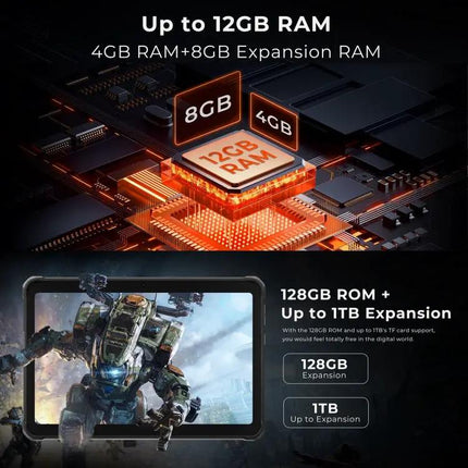 HOTWAV Tab R8 Rugged Android Tablet for Everyday Use