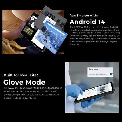 HOTWAV Tab R9 Plus Rugged 11 Inch Tablet 8GB 512GB