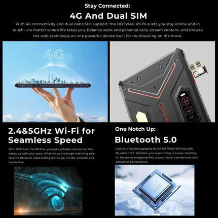 HOTWAV Tab R9 Plus Rugged 11 Inch Tablet 8GB 512GB