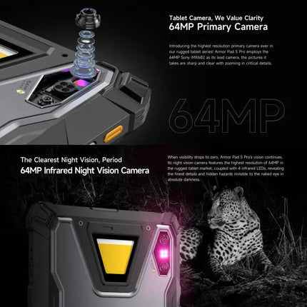 Ulefone Armor Pad 5 Pro Rugged Tablet 11in 12GB 512GB
