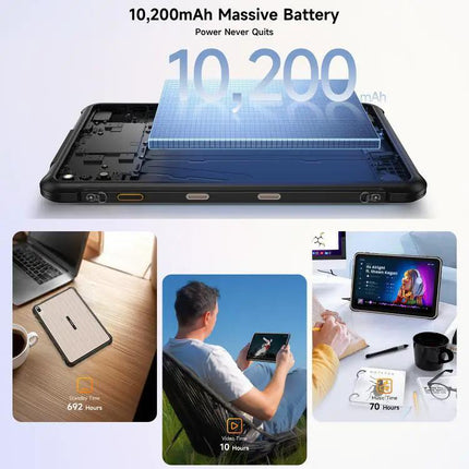 Ulefone Rugking Pad 2 Pro 10.1in Rugged Tablet 8GB/128GB