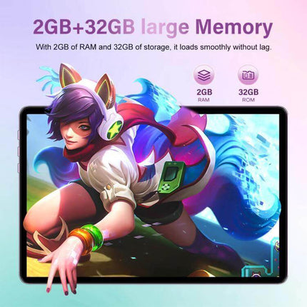 Pad 9 Ultra 10.1-Inch Tablet for Everyday Computing and Calls — 10.1-inch HD display, 2GB RAM and 32GB storage, gaming and streaming ready