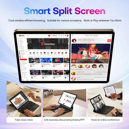 Pad 9 Pro 10.1 Inch Tablet with Keyboard and Case