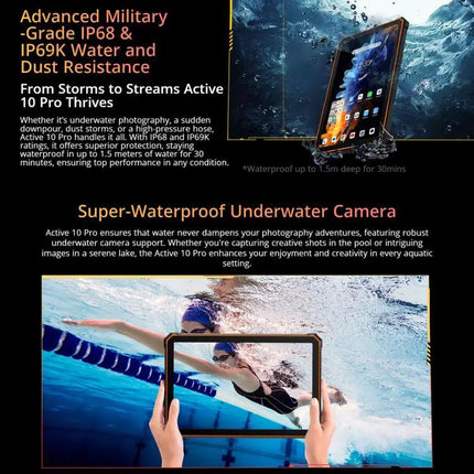 Blackview Active 10 Pro 5G Rugged Tablet 10.95in 12GB/512GB