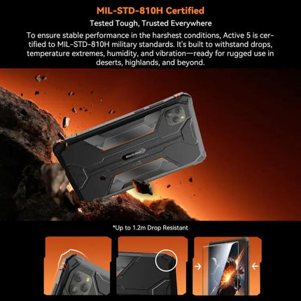 Blackview Active 5 Rugged 4G Tablet for Everyday Use | Syndmart
