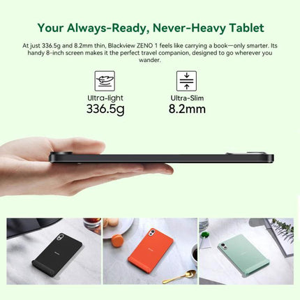Blackview ZENO 1 8-Inch Tablet for Everyday Tasks and Browsing