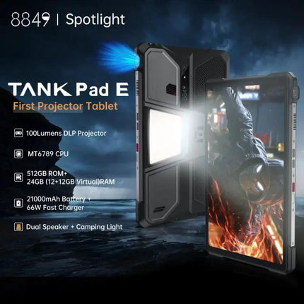 Unihertz Tank Pad E Rugged Tablet 10.95 Inch 12GB/512GB