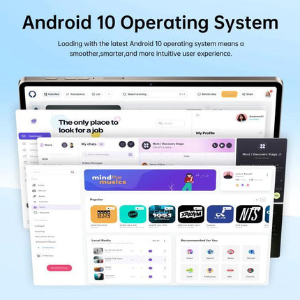 10.1-Inch Android Tablet for Daily Browsing and Entertainment