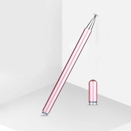Universal Magnetic Stylus Pen for Tablets and Smartphones - rose gold disc-tip stylus with magnetic cap for precise note-taking and drawing