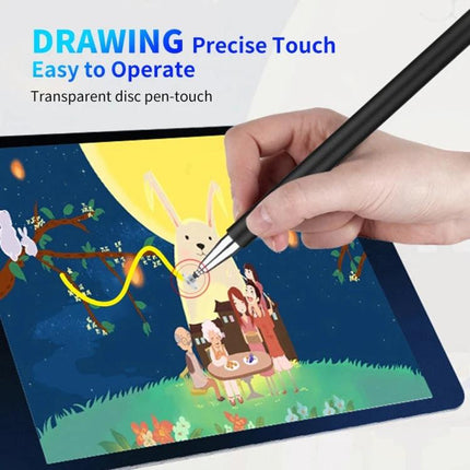Universal Magnetic Stylus Pen for Tablets and Smartphones - disc tip drawing and precise touch on tablet screen