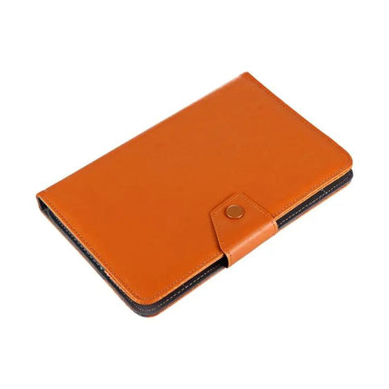 Leather Protective Case for 9-Inch Tablets with Built-In Holder