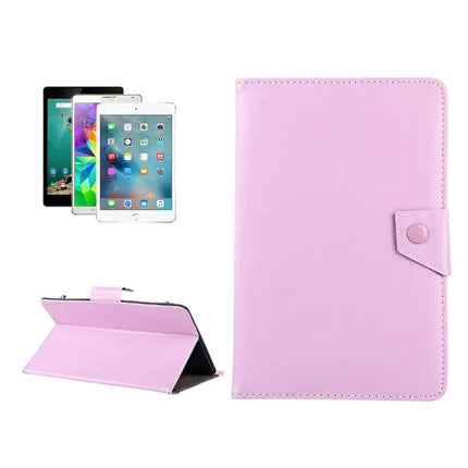 Leather Protective Case for 9-Inch Tablets with Built-In Holder
