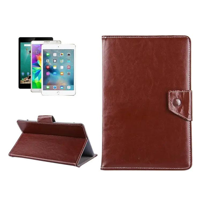 Leather Protective Case for 9-Inch Tablets with Built-In Holder | Syndmart
