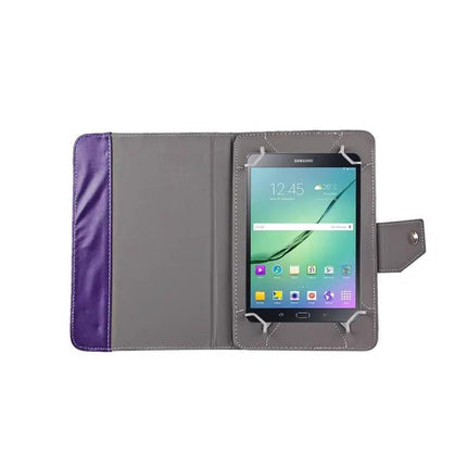 Leather Protective Case for 8-Inch Tablets with Holder