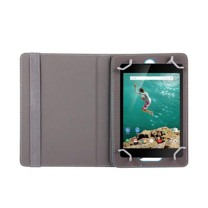Universal Leather Protective Case with Holder for 9-Inch Tablets