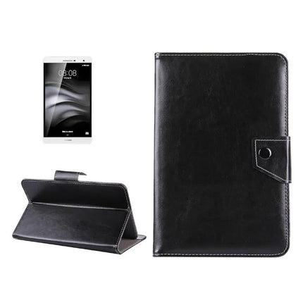 7-Inch Tablet Leather Case with Holder and Crazy Horse Texture