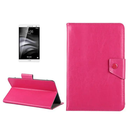 7-Inch Tablet Leather Case with Holder and Crazy Horse Texture
