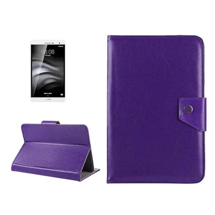 7-Inch Tablet Leather Case with Holder and Crazy Horse Texture