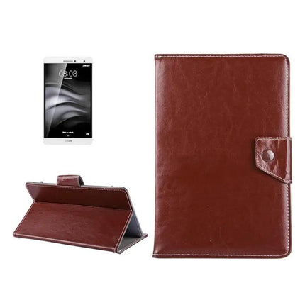 7-Inch Tablet Leather Case with Holder and Crazy Horse Texture
