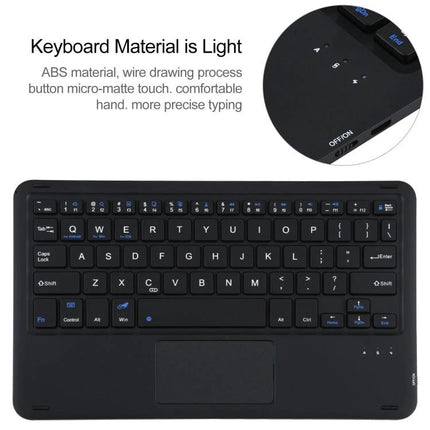 Detachable Bluetooth Keyboard Case for Samsung Galaxy Tab A7 10.4 Inch - black detachable keyboard case with trackpad and tactile keys