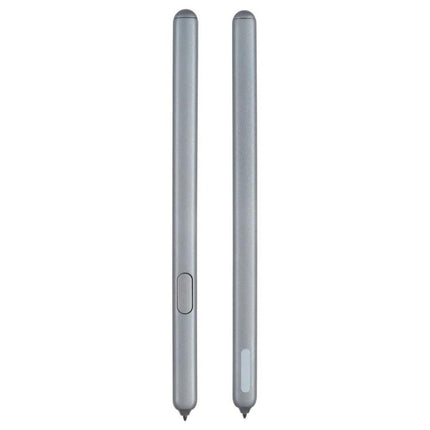 Stylus Pen for Samsung Galaxy Tab S6 Lite, Great for Handwriting - silver electromagnetic stylus showing front and back views