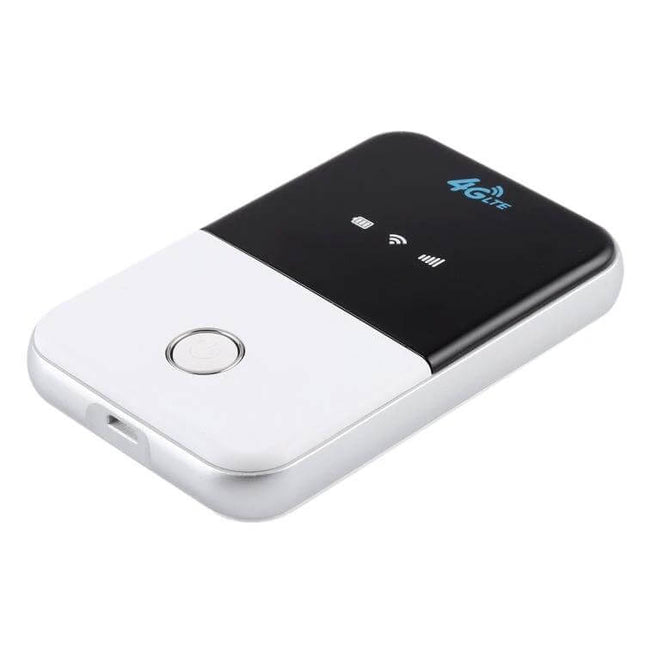MF925 4G LTE Wireless Router for Internet Access and Sharing - portable black white mobile WiFi hotspot for travel with SIM or USB connectivity