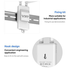 VONETS VAP11S-5G High-Speed Mini Wireless Bridge with Dual Antennas and Cooling Fan