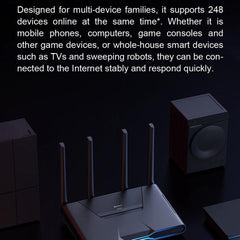 Xiaomi Redmi AX5400 WiFi 6 Gaming Router - 5400M High-Speed with Dedicated Gaming Port and 160MHz Bandwidth