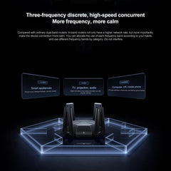 Routeur WiFi Xiaomi d'origine 10 Gigabit Tri-Band Wireless Mesh Network Game Acceleration Repeater, prise américaine