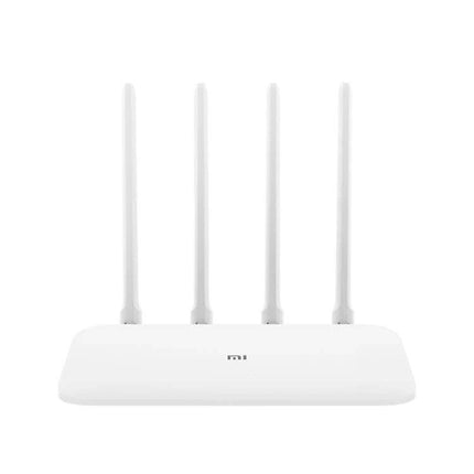 Xiaomi WiFi Router 4A for Seamless Home Network Connectivity white router with four external antennas and Gigabit ports
