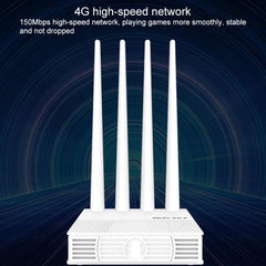 COMFAST WS-R642 300Mbps 4G Home Signal Booster Wireless Router with 4 Antennas, EU Plug Edition