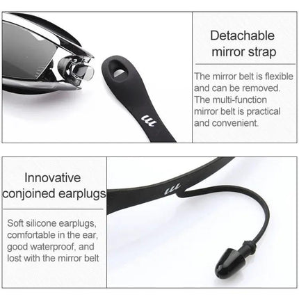 Anti-Fog Silicone Swimming Goggles With Swim Cap Set