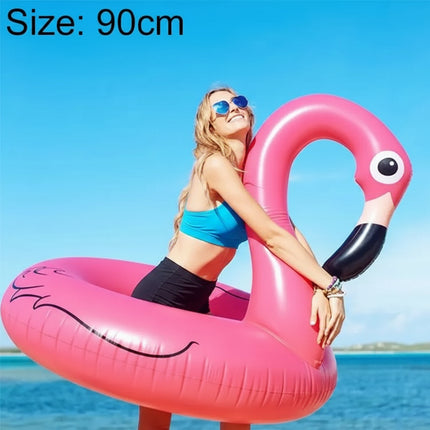 Inflatable Flamingo Pool Float 90cm PVC Swim Ring