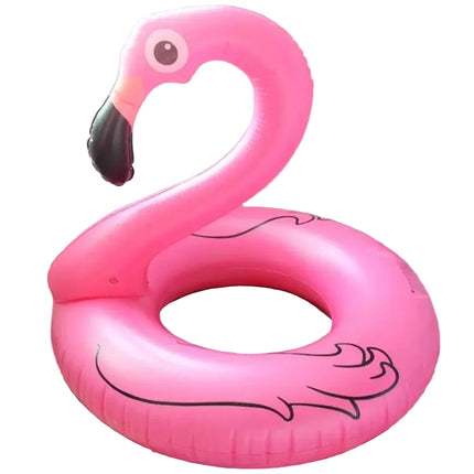 Inflatable Flamingo Pool Float 90cm PVC Swim Ring